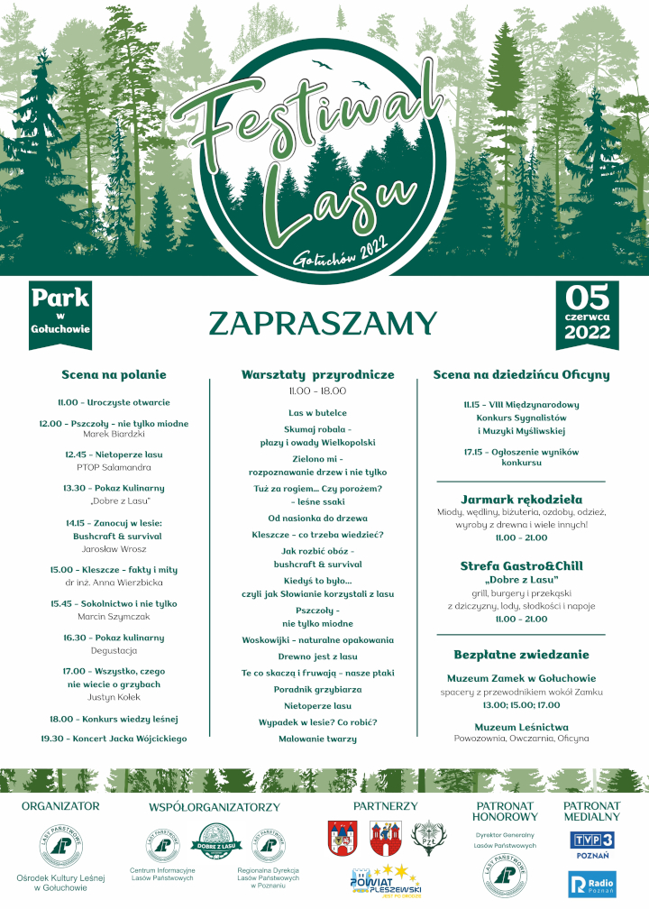 festiwal lasu plakat szczegolowya