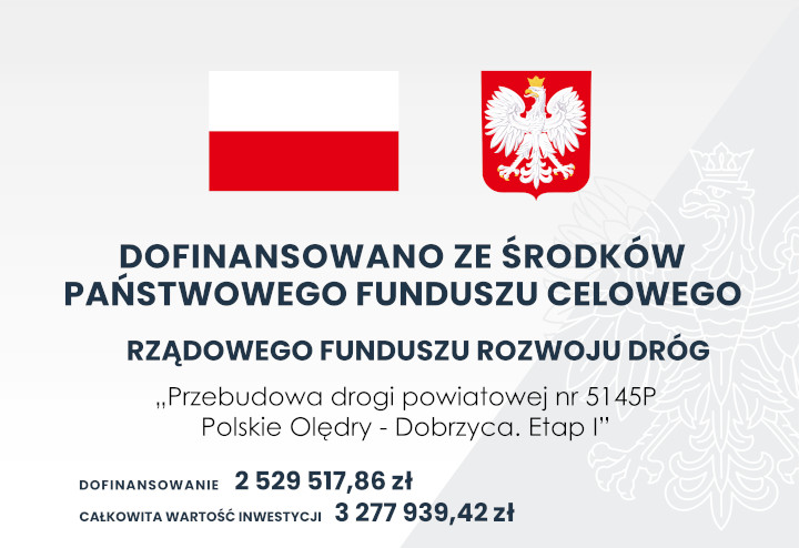 tablice drogi fds drogi lokalne polskie oledry dobrzyca